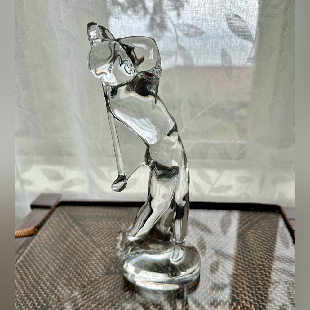 Baccarat Crystal Golf Sculpture